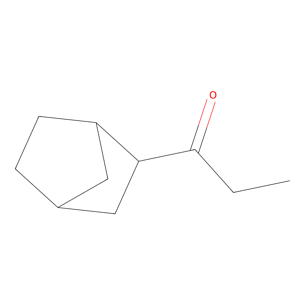 1-{Bicyclo[2.2.1]heptan-2-yl}propan-1-one molecular structure, CAS 67615-60-5