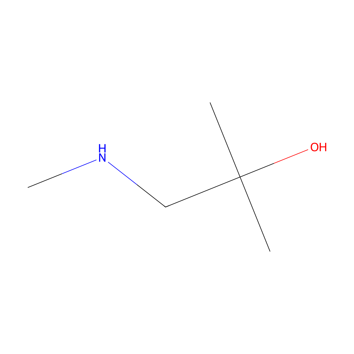 2-Methyl-1-(methylamino)propan-2-ol molecular structure, CAS 67622-86-0