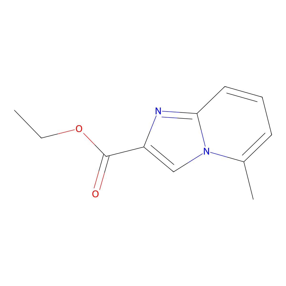 Ethyl 5-methylimidazo[1,2-a]pyridine-2-carboxylate molecular structure, CAS 67625-35-8
