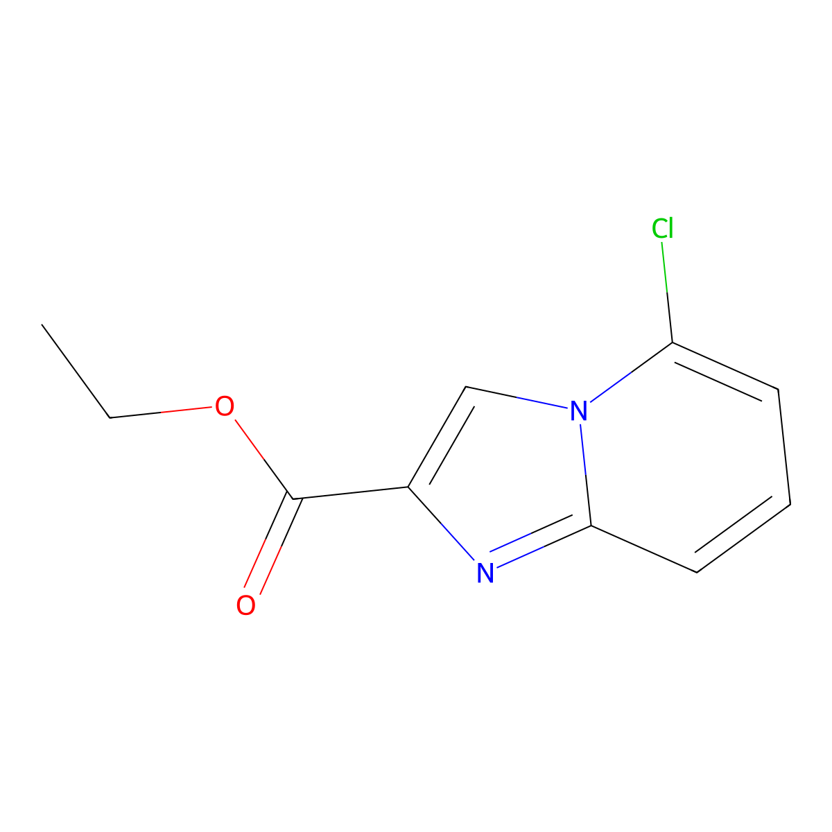 Ethyl 5-Chloroimidazo[1,2-a]pyridine-2-carboxylate molecular structure, CAS 67625-36-9