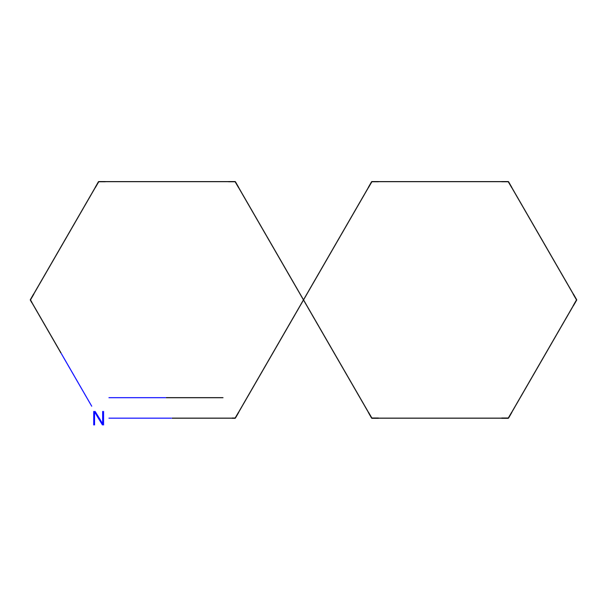 2-Azaspiro[5.5]undec-1-ene molecular structure, CAS 67625-76-7