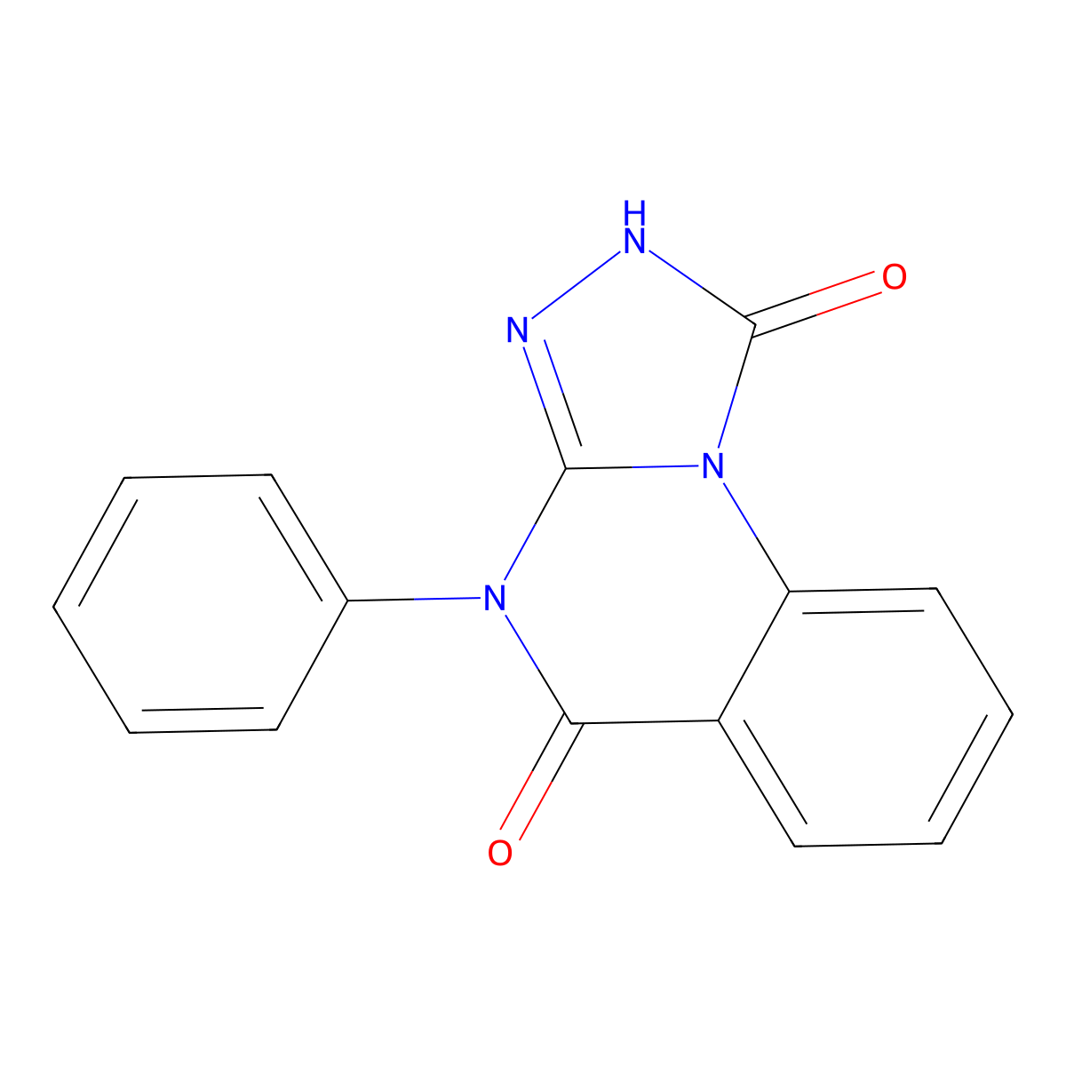 4-Phenyl-[1,2,4]triazolo[4,3-a]quinazoline-1,5(2h,4h)-dione molecular structure, CAS 67629-33-8