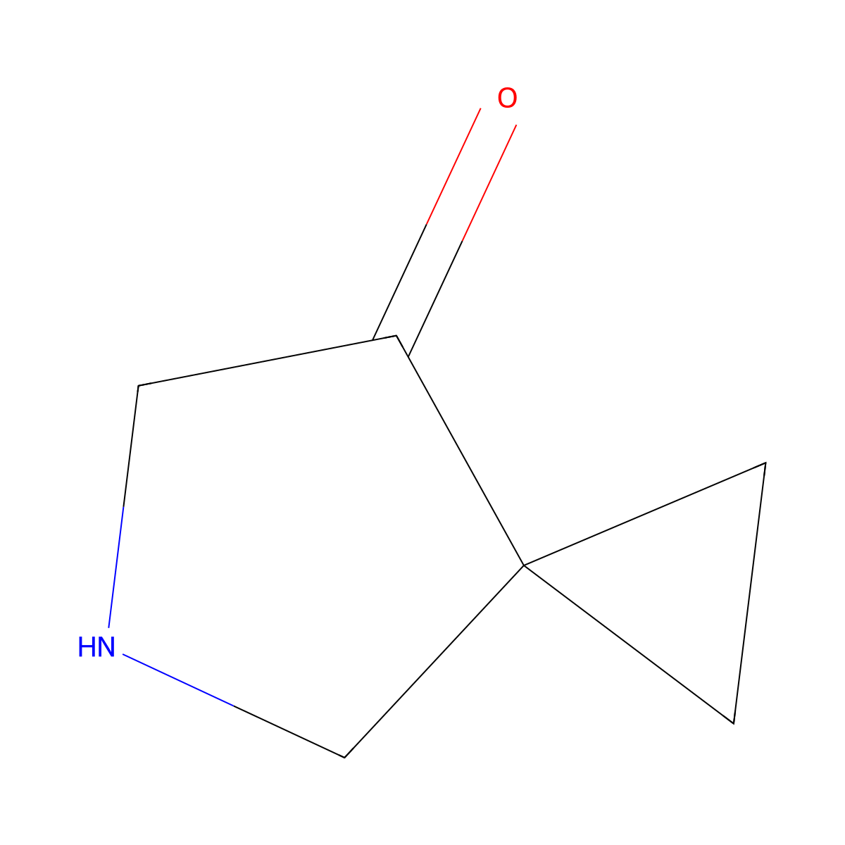 5-Azaspiro[2.4]heptan-7-one molecular structure, CAS 676325-36-3