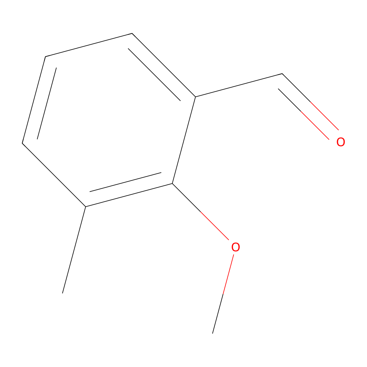 2-Methoxy-3-methylbenzaldehyde molecular structure, CAS 67639-61-6