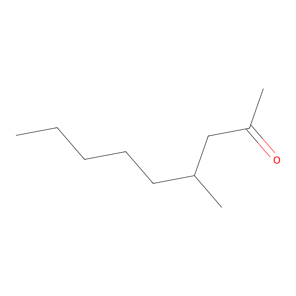 4-Methyl-2-nonanone molecular structure, CAS 67639-92-3