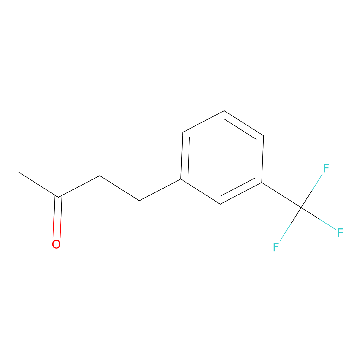4-[3-(Trifluoromethyl)phenyl]butan-2-one molecular structure, CAS 67646-72-4
