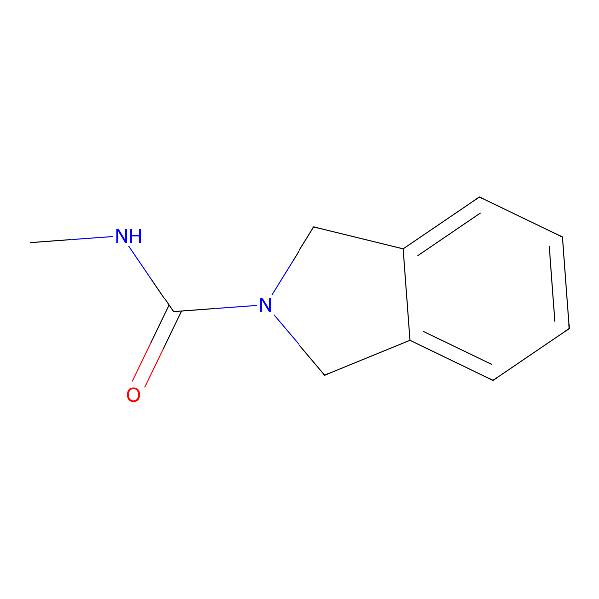 N-methyl-2,3-dihydro-1H-isoindole-2-carboxamide molecular structure, CAS 6765-53-3