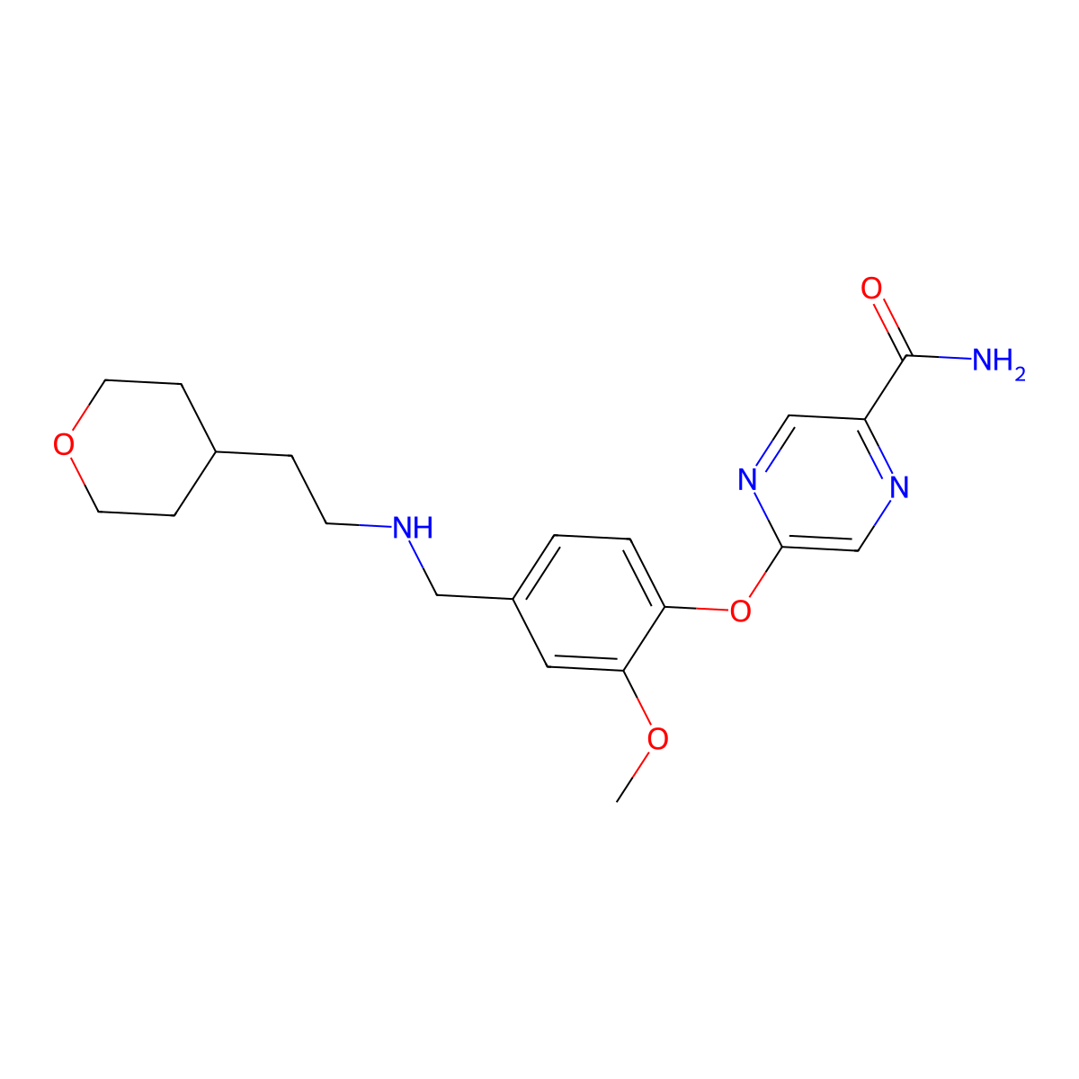 Bevenopran molecular structure, CAS 676500-67-7