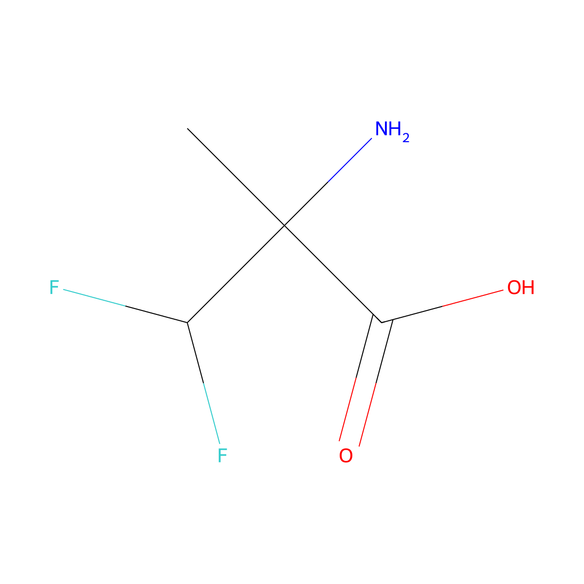 3,3-Difluoro-2-methylalanine molecular structure, CAS 67654-65-3