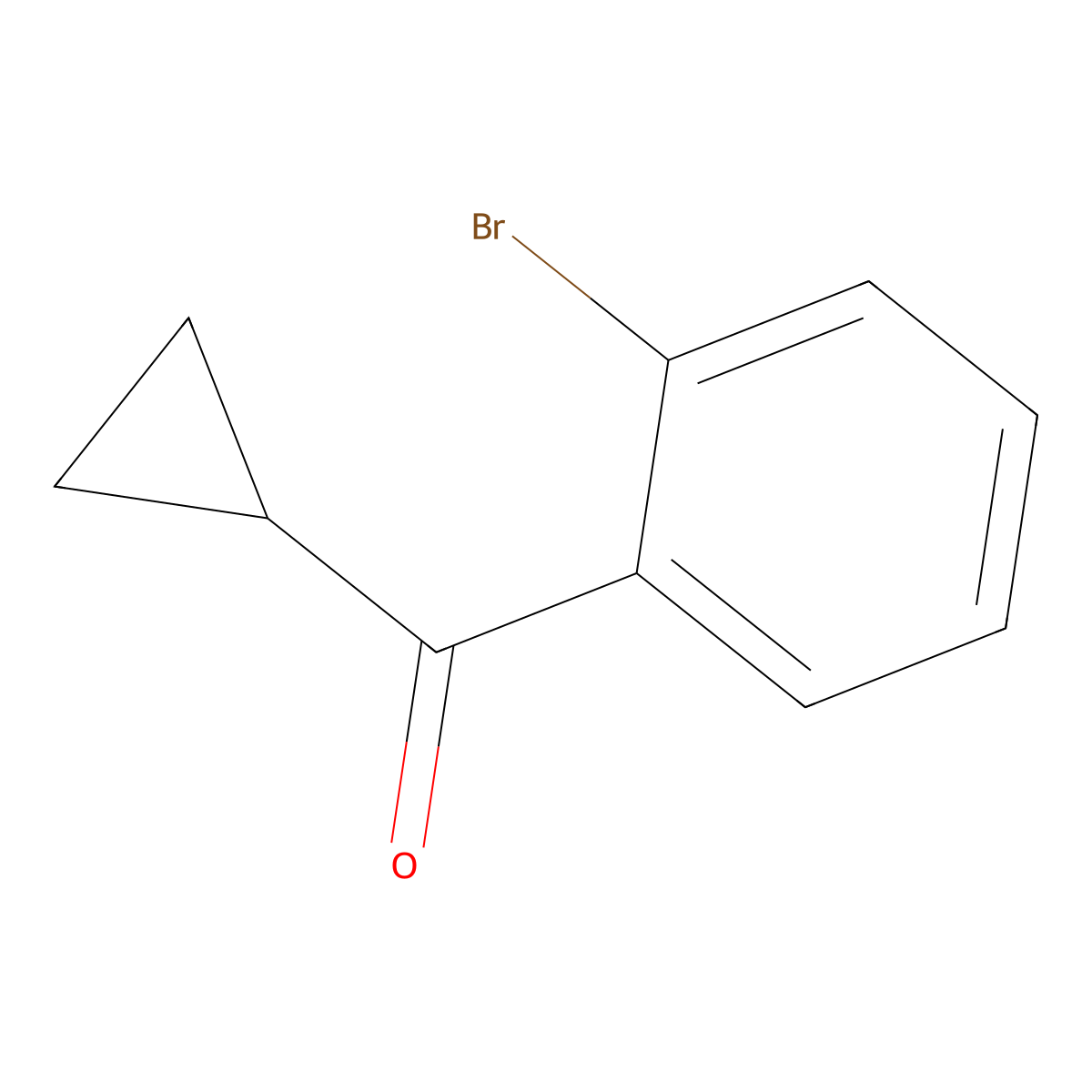 2-Bromophenyl cyclopropyl ketone molecular structure, CAS 676541-38-1