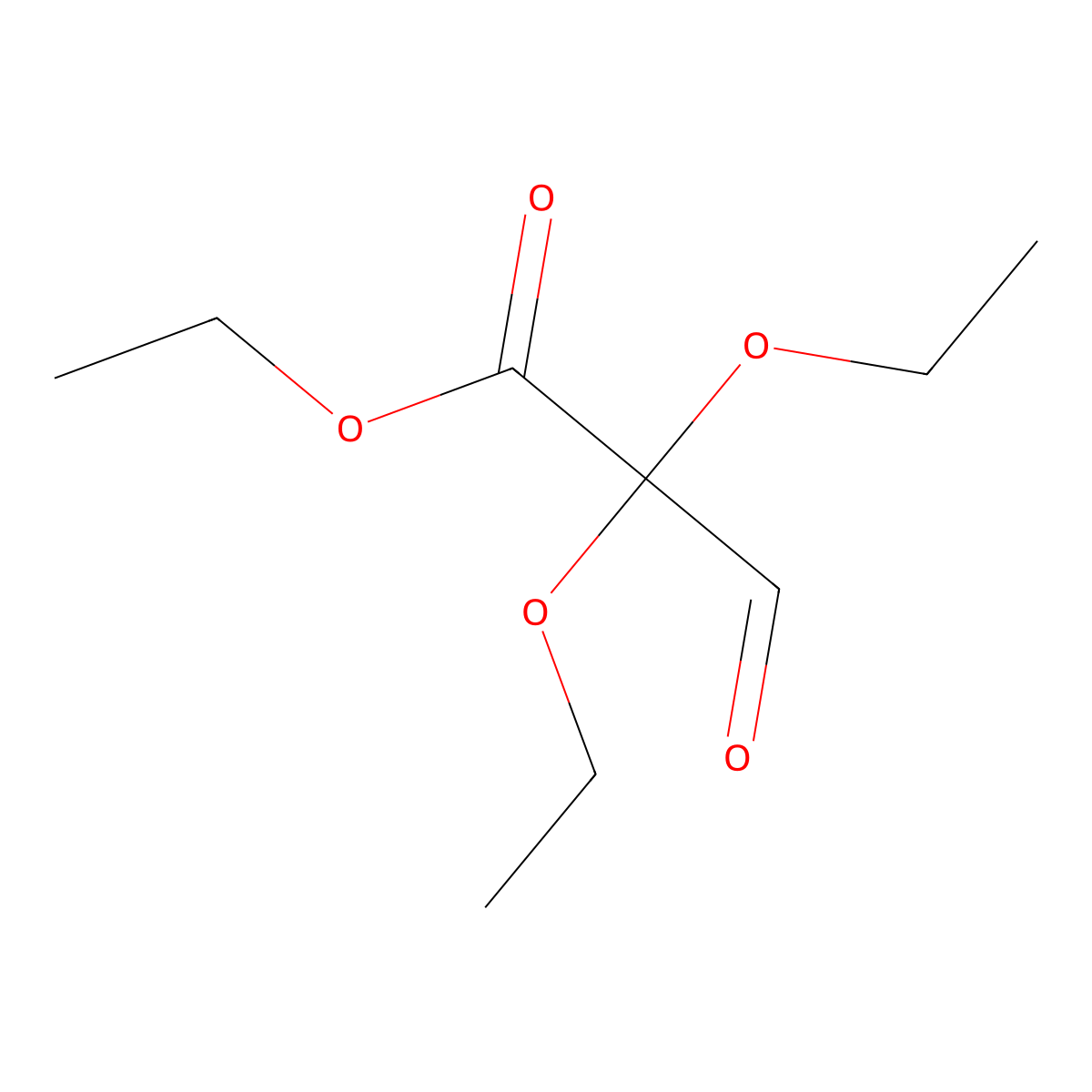 Ethyl 2,2-diethoxy-3-oxopropanoate molecular structure, CAS 676557-41-8