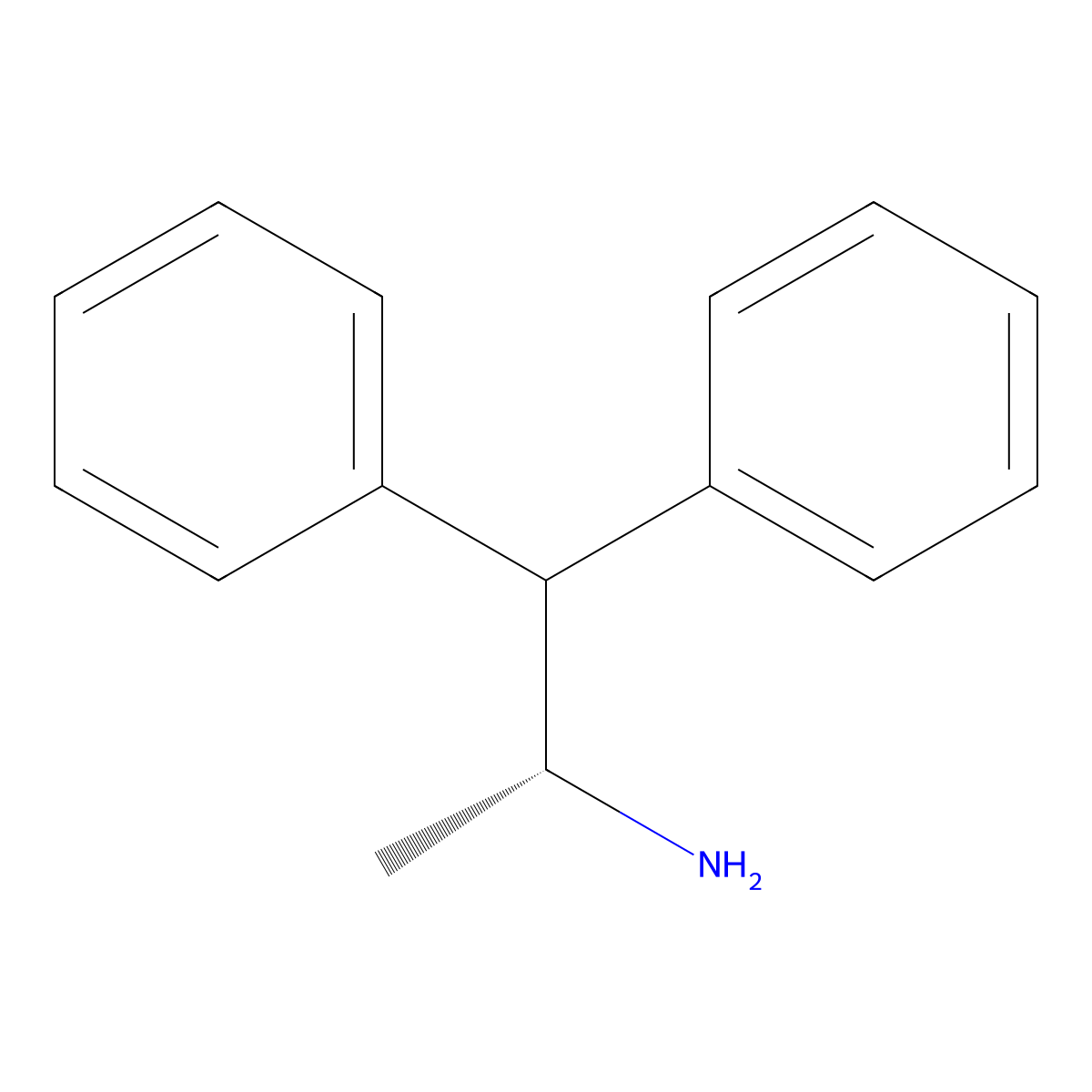 (R)-1,1-Diphenyl-2-aminopropane molecular structure, CAS 67659-36-3