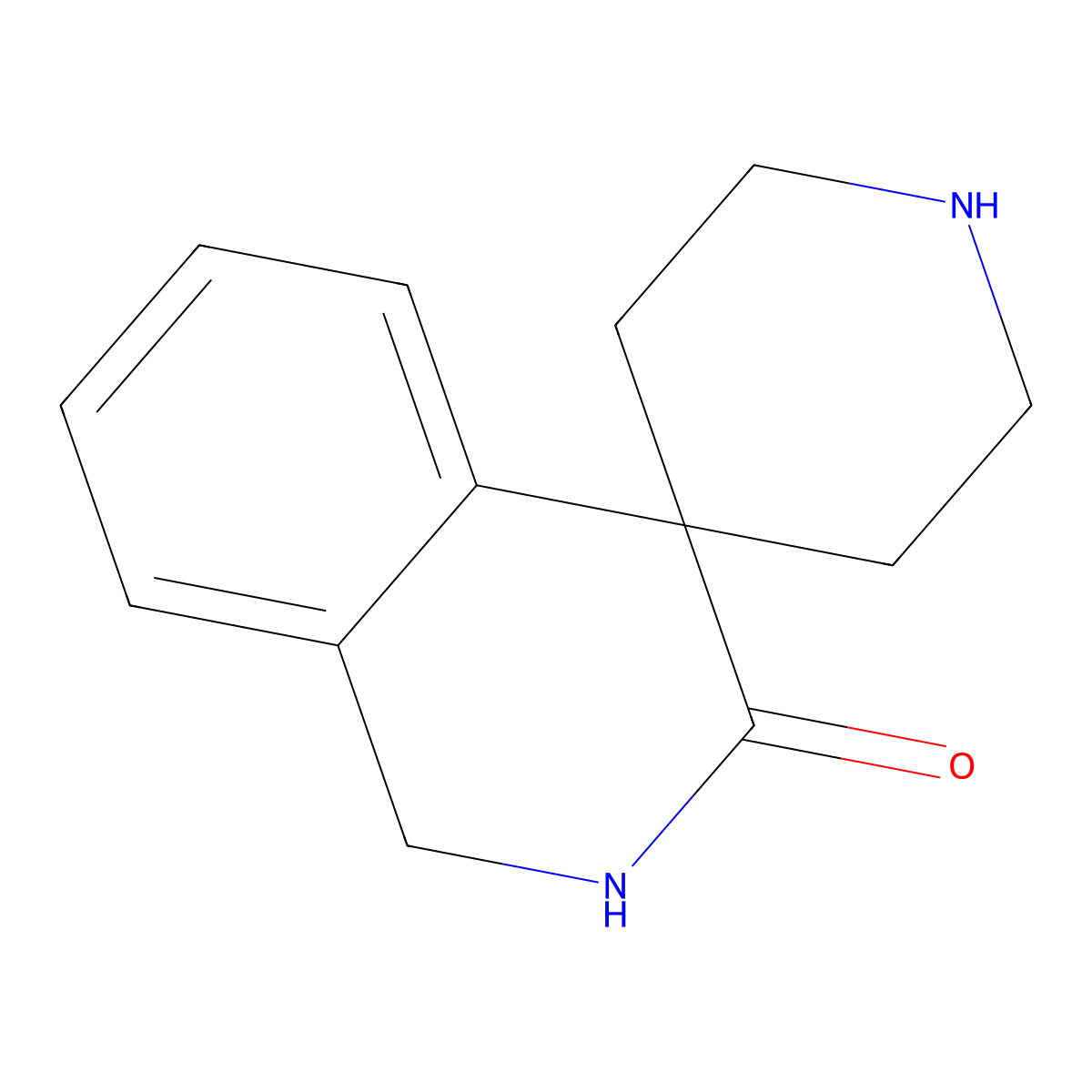 1H-Spiro[isoquinoline-4,4'-piperidin]-3(2H)-one molecular structure, CAS 676607-38-8