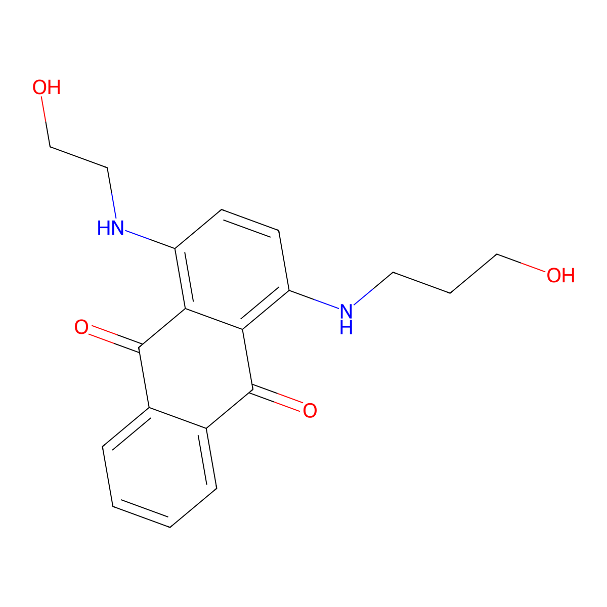 Disperse Blue 377 molecular structure, CAS 67674-26-4