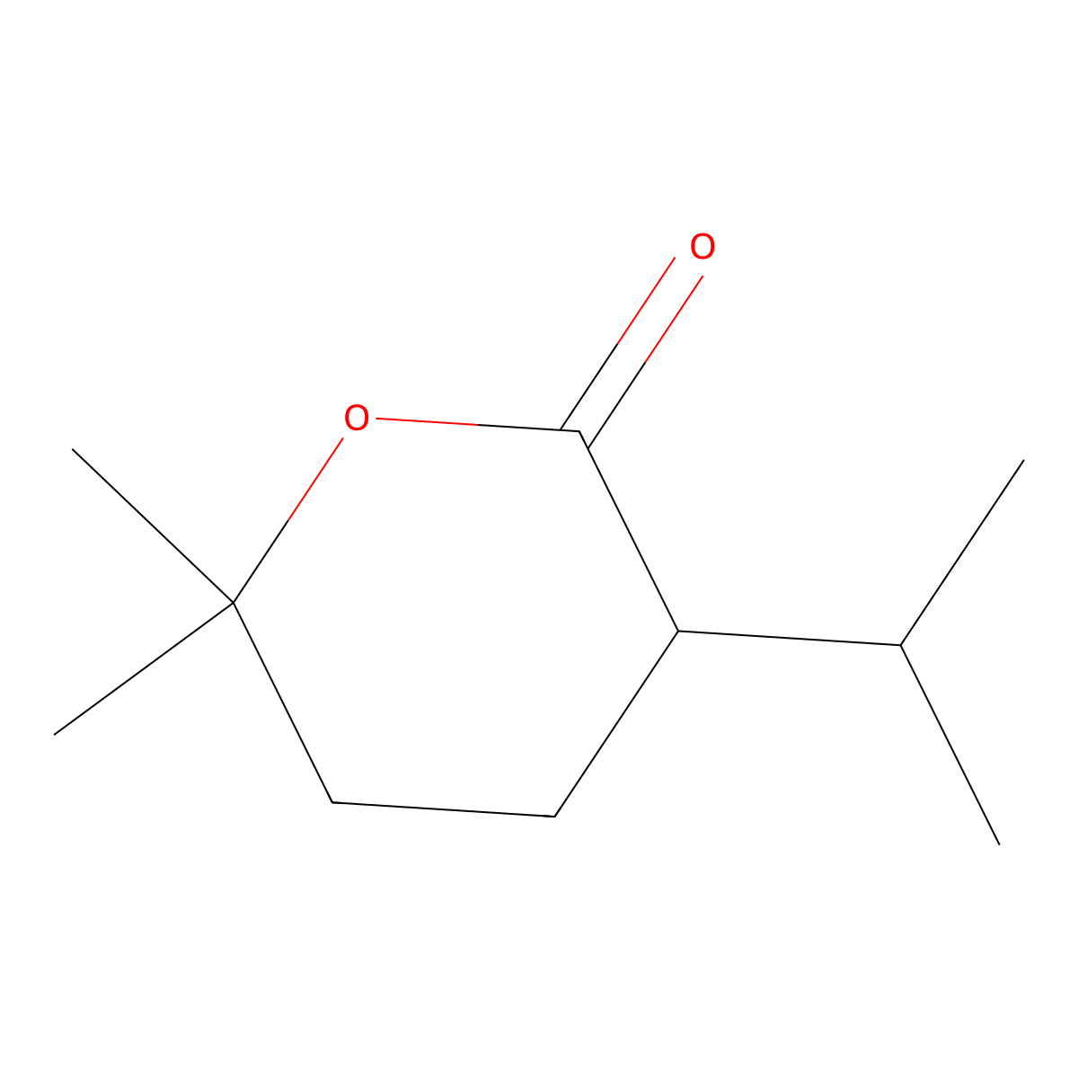 2-(Isopropyl)-5,5-dimethyl-1,5-pentanolide molecular structure, CAS 67674-35-5