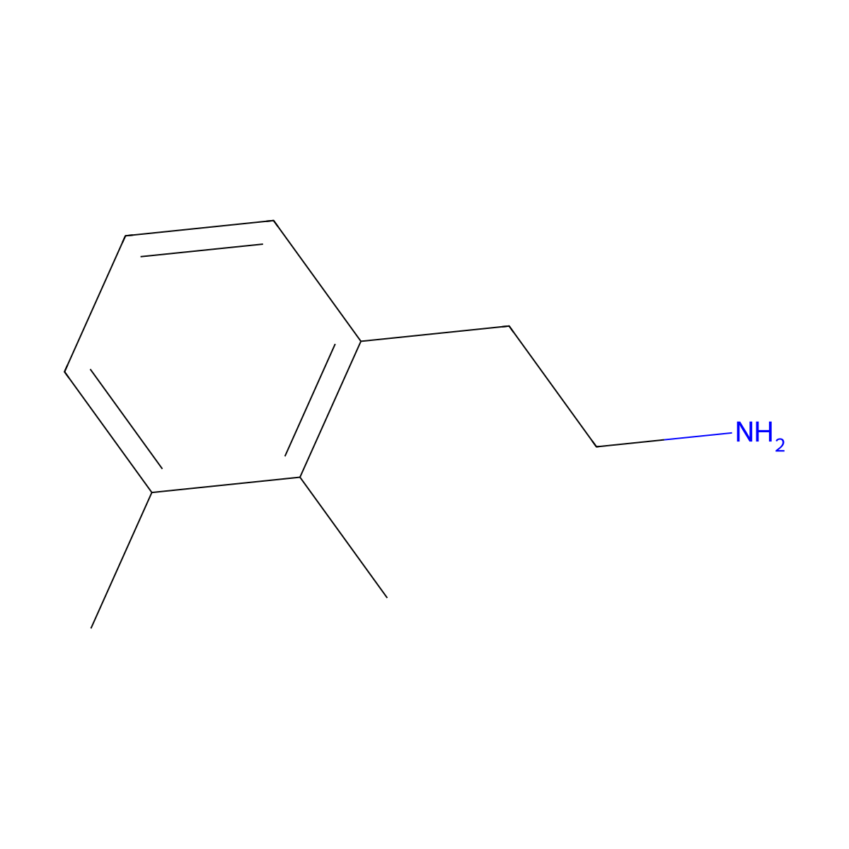 2,3-Dimethylbenzeneethanamine molecular structure, CAS 67685-71-6