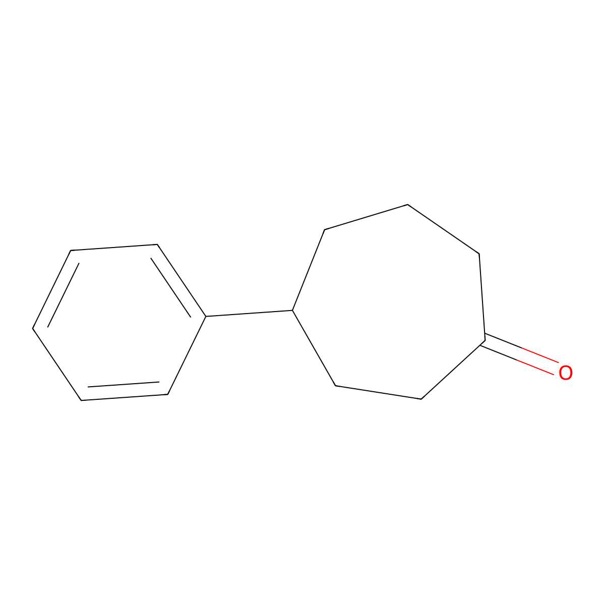 4-Phenylcycloheptanone molecular structure, CAS 67688-28-2