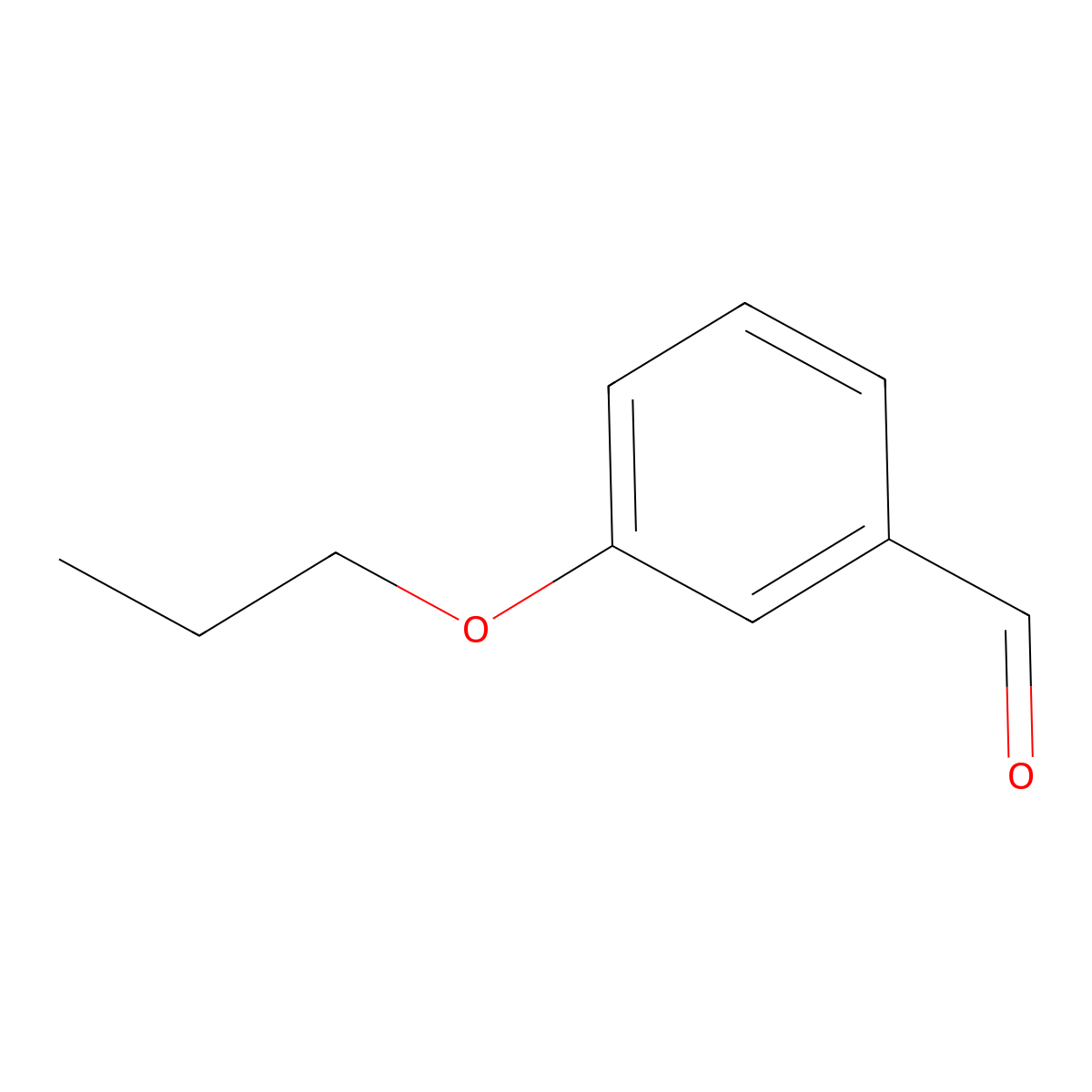 3-Propoxybenzaldehyde molecular structure, CAS 67698-61-7