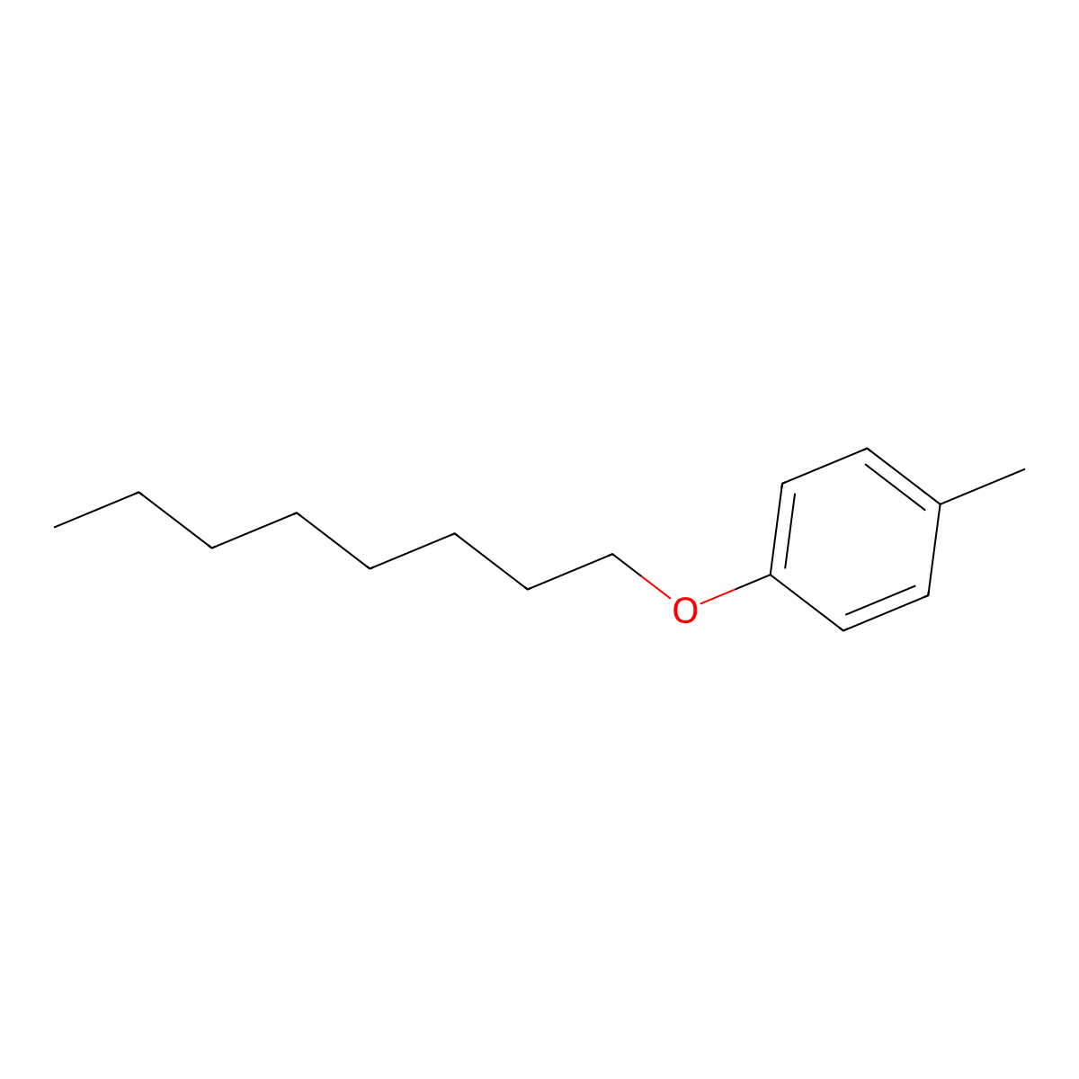 1-Methyl-4-(octyloxy)benzene molecular structure, CAS 67698-82-2