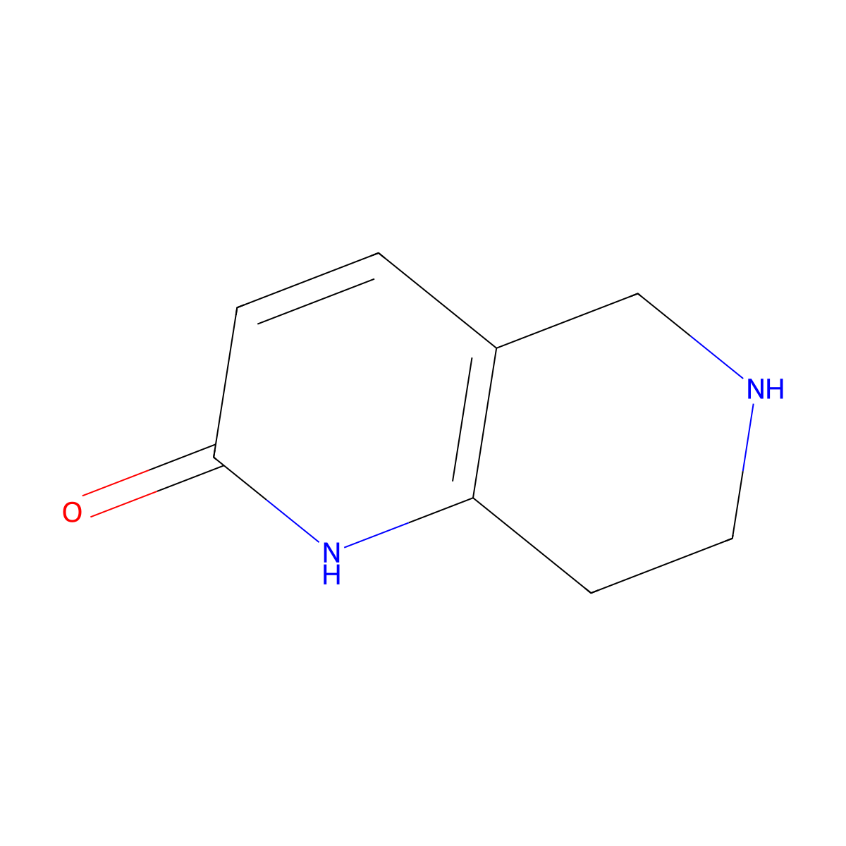 5,6,7,8-Tetrahydro-1,6-naphthyridin-2(1H)-one molecular structure, CAS 676994-64-2