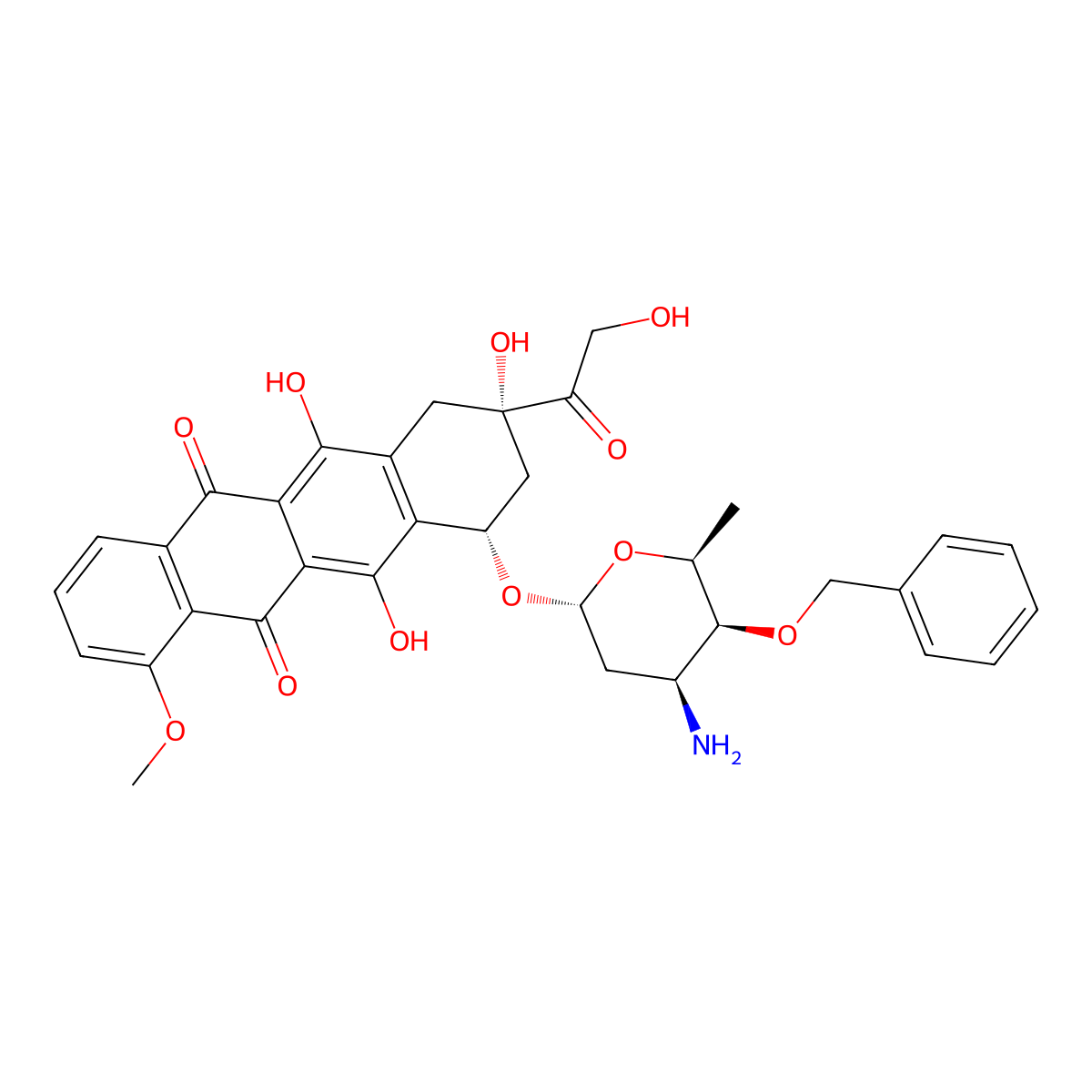 Berubicin molecular structure, CAS 677017-23-1