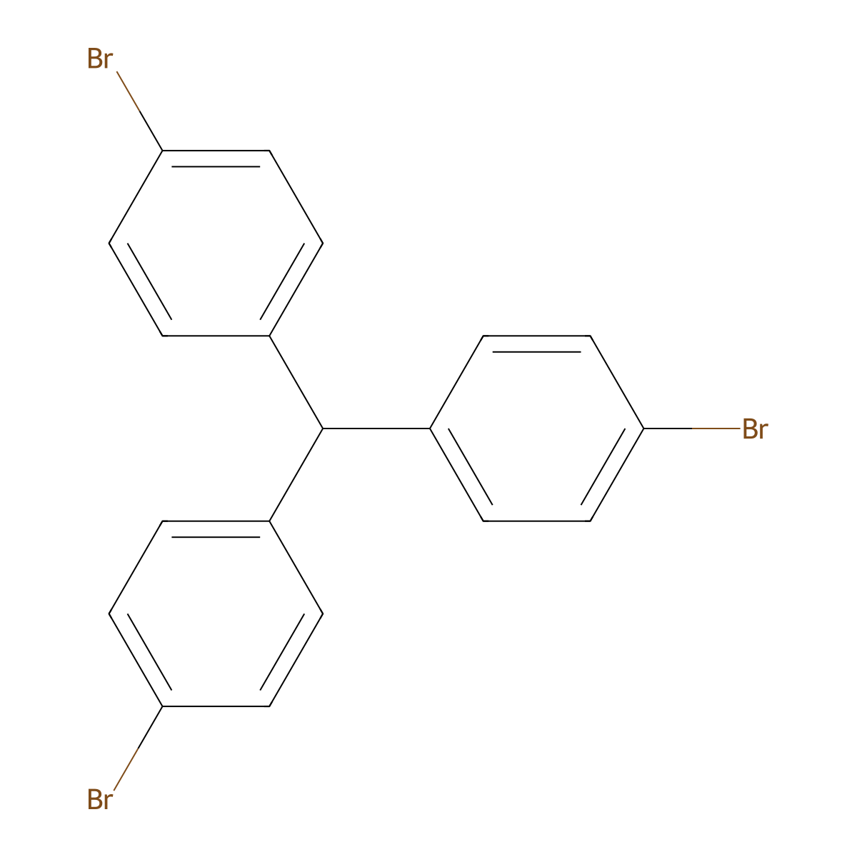 1,1',1''-Methylidynetris[4-bromobenzene] molecular structure, CAS 67705-85-5