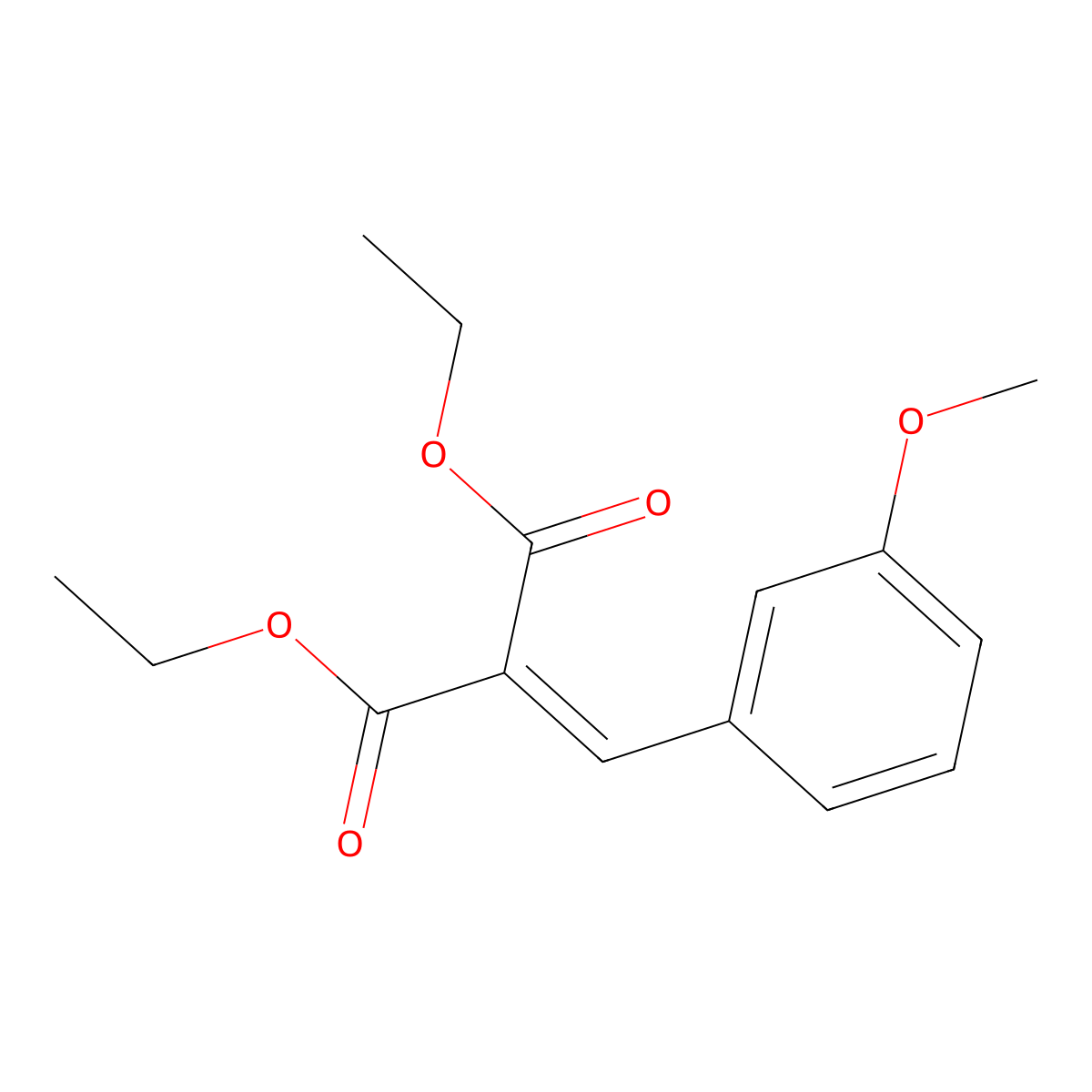 2-[(3-Methoxyphenyl)methylene]-propanedioic Acid 1,3-Diethyl Ester molecular structure, CAS 6771-54-6
