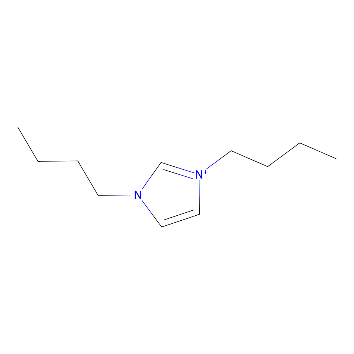 1,3-Dibutylimidazolium molecular structure, CAS 67711-51-7