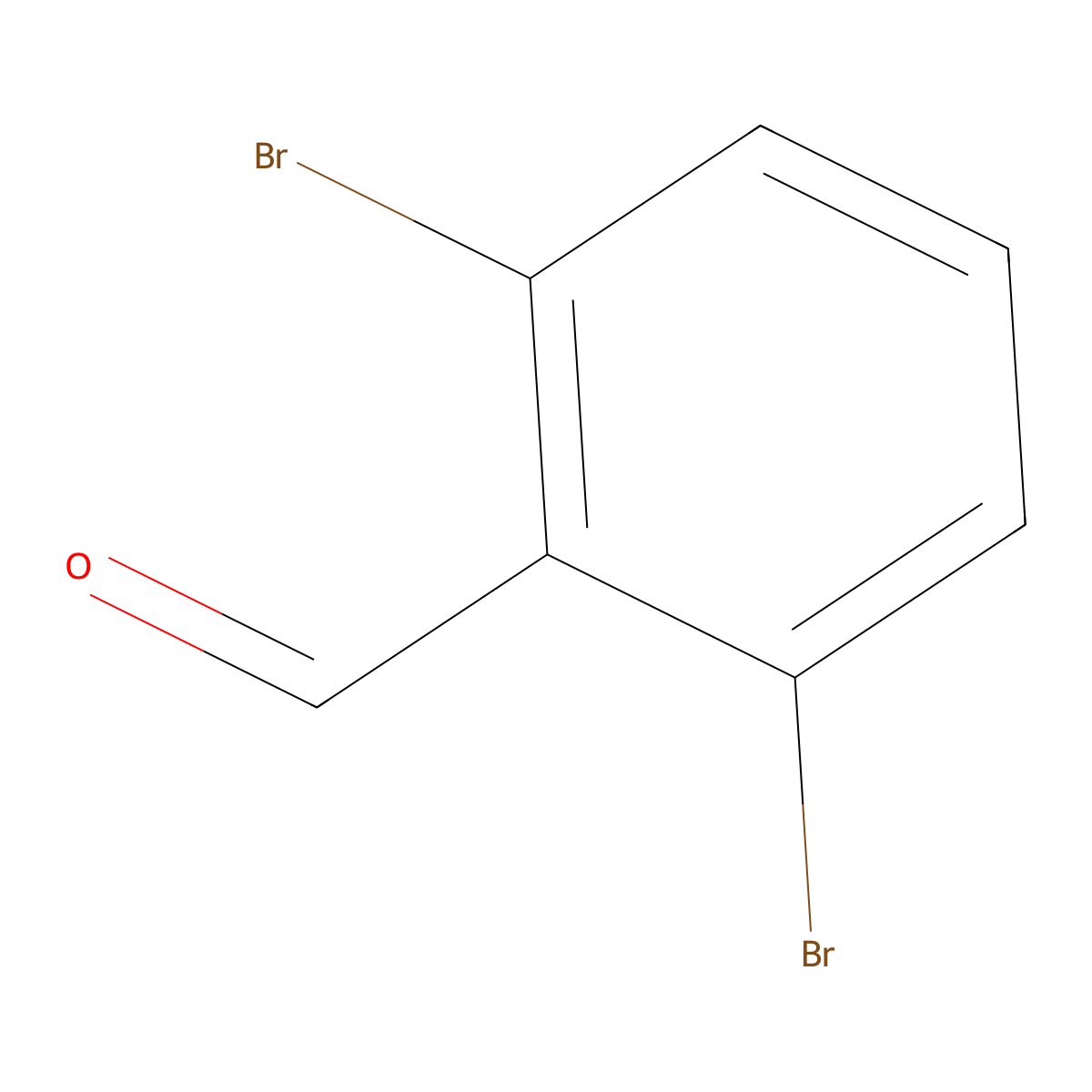 2,6-Dibromobenzaldehyde molecular structure, CAS 67713-23-9