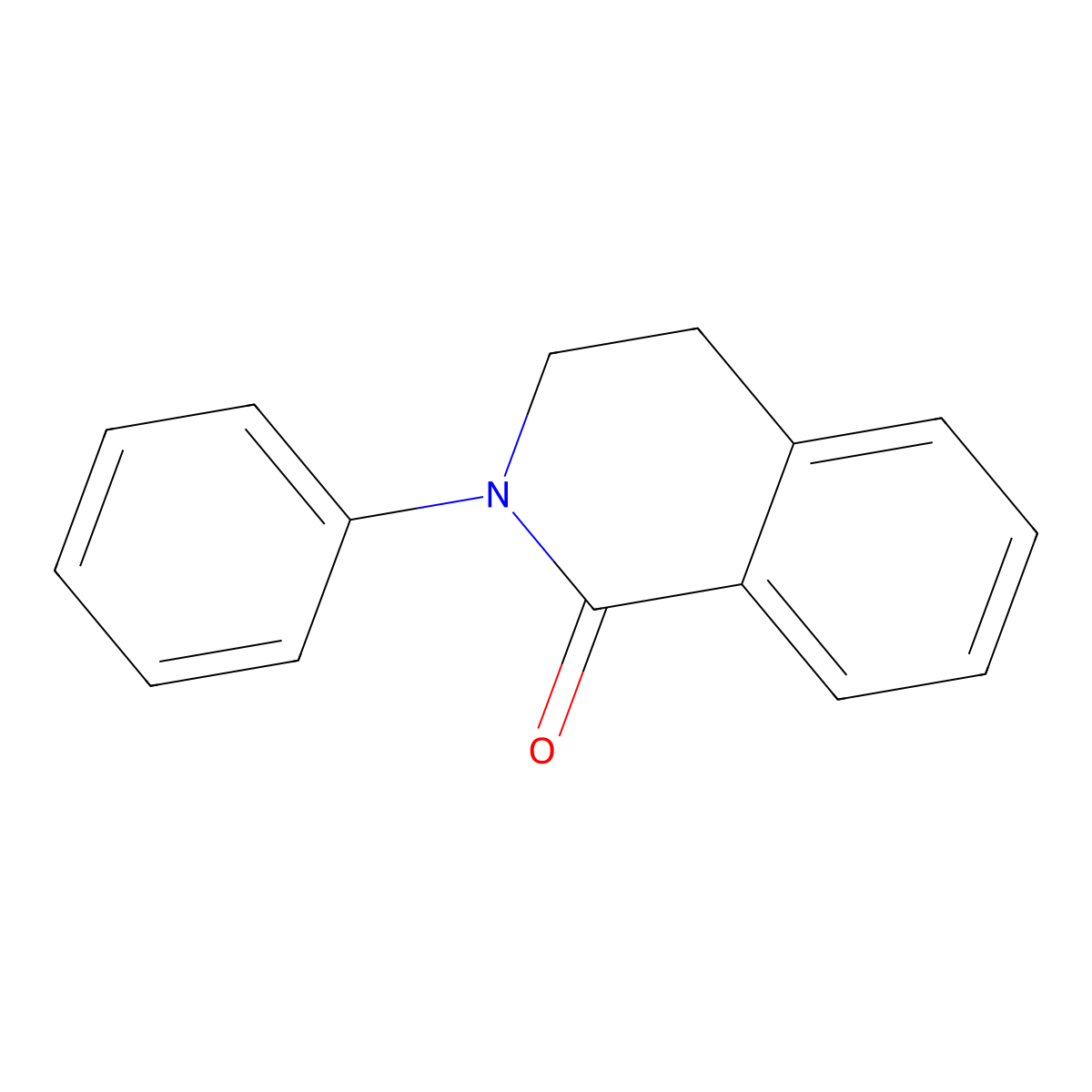 2-Phenyl-3,4-dihydroisoquinolin-1(2H)-one molecular structure, CAS 6772-51-6