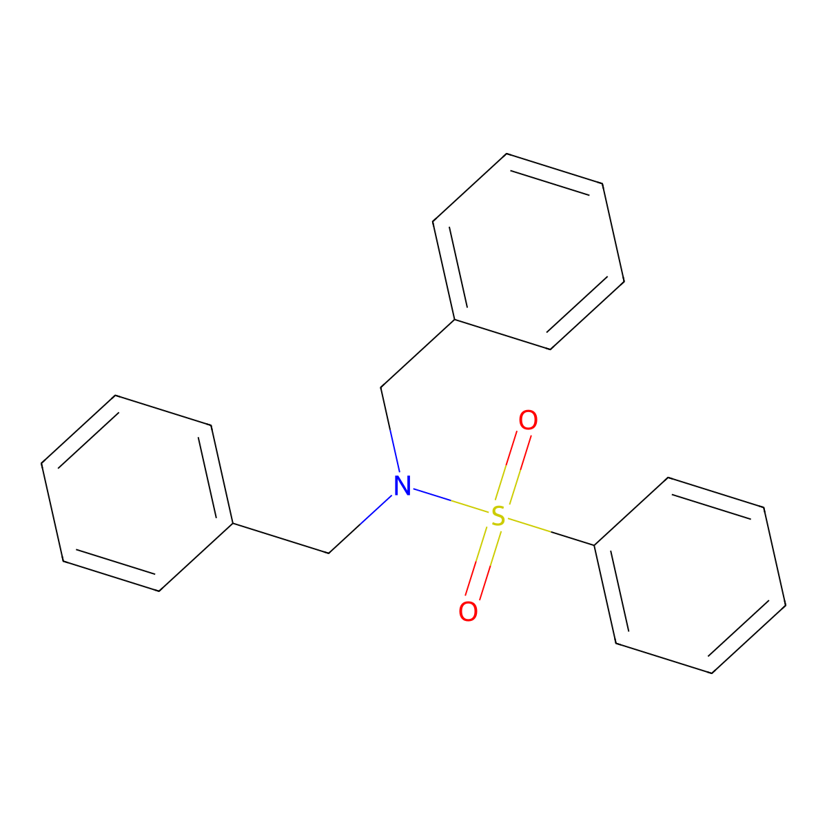 N,N-dibenzylbenzenesulfonamide molecular structure, CAS 67723-10-8