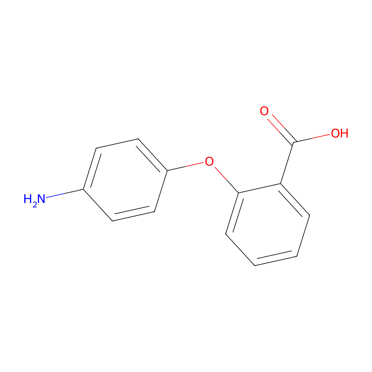 2-(4-aminophenoxy)benzoic Acid molecular structure, CAS 67724-03-2
