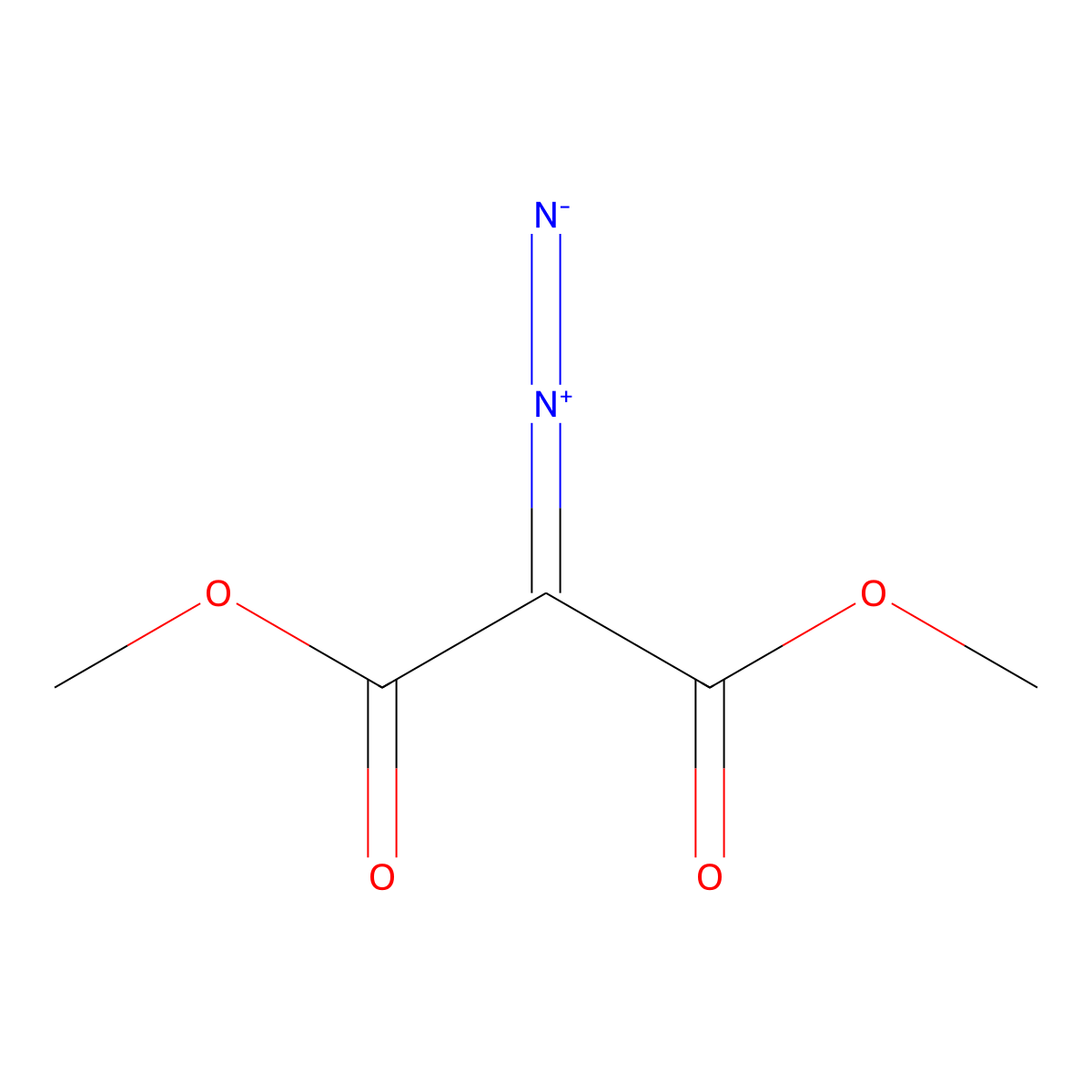 2-Diazonio-1,3-dimethoxy-3-oxoprop-1-en-1-olate molecular structure, CAS 6773-29-1