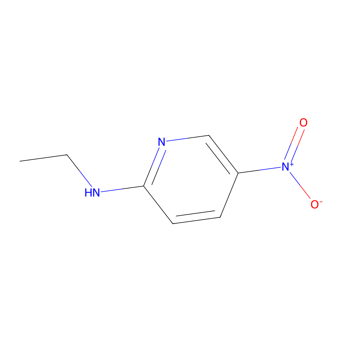 N-Ethyl-5-nitropyridin-2-amine molecular structure, CAS 67730-09-0