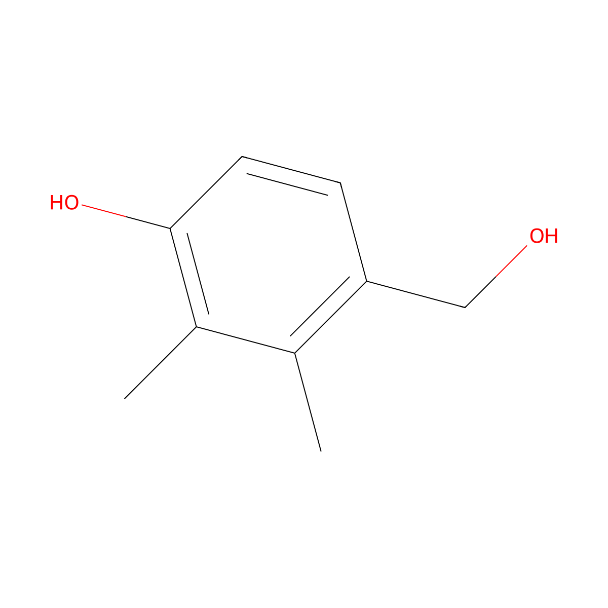 4-(Hydroxymethyl)-2,3-dimethylphenol molecular structure, CAS 67730-45-4