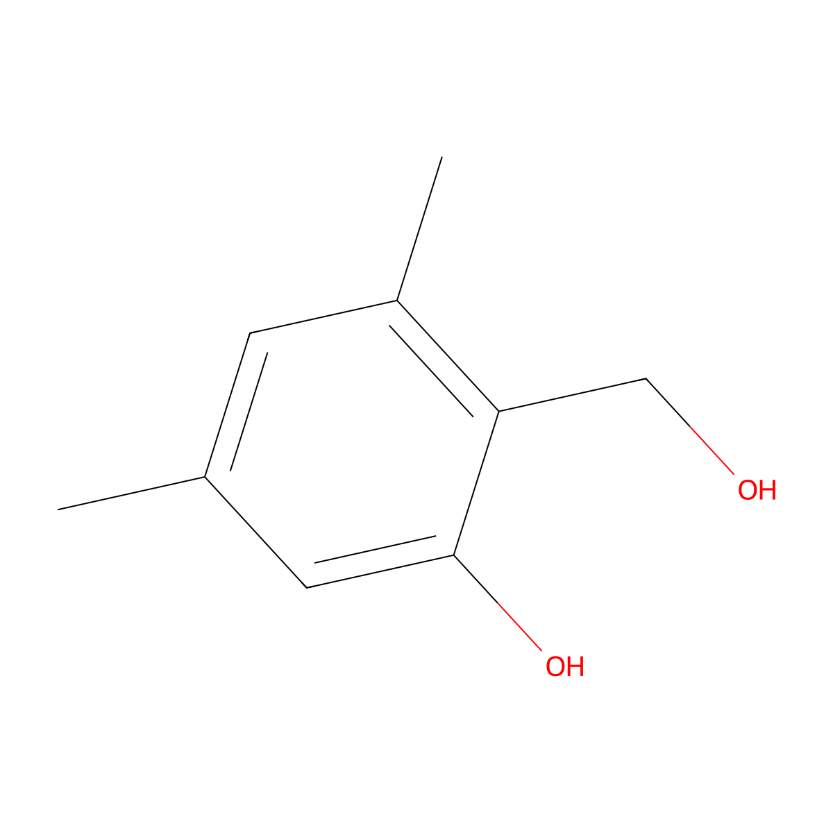 2-(Hydroxymethyl)-3,5-dimethylphenol molecular structure, CAS 67730-49-8