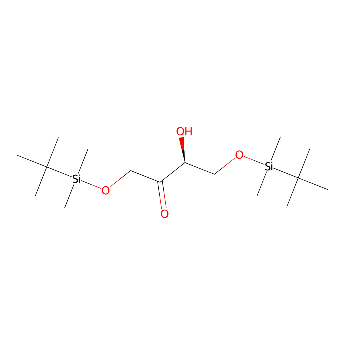(7S)-7-hydroxy-2,2,3,3,10,10,11,11-octamethyl-4,9-dioxa-3,10-disiladodecan-6-one molecular structure, CAS 677300-95-7