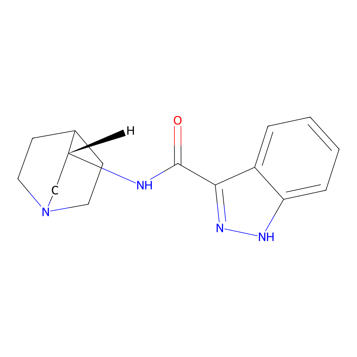 Facinicline molecular structure, CAS 677306-35-3