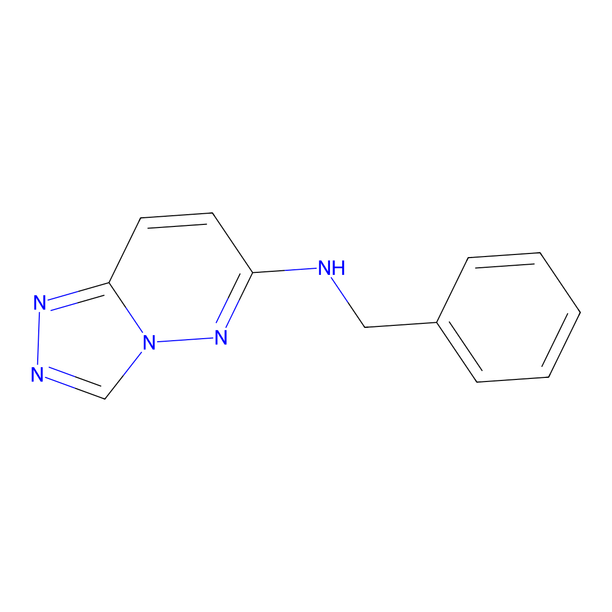 N-benzyl[1,2,4]triazolo[4,3-b]pyridazin-6-amine molecular structure, CAS 677322-53-1