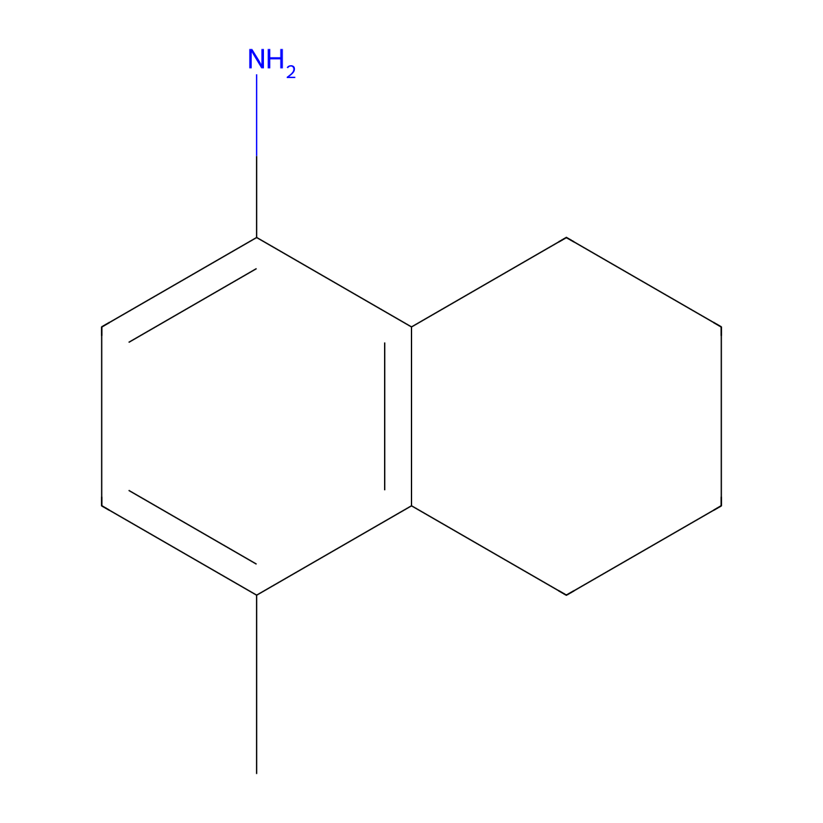 4-Methyl-5,6,7,8-tetrahydronaphthalen-1-amine molecular structure, CAS 677325-82-5