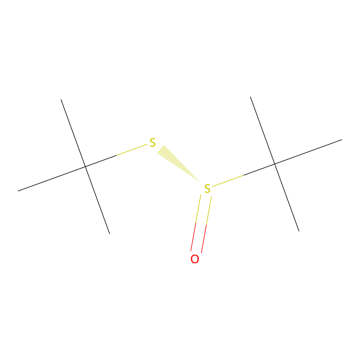 (R)-(+)-t-Butyl-t-butane thiosulfinate molecular structure, CAS 67734-35-4