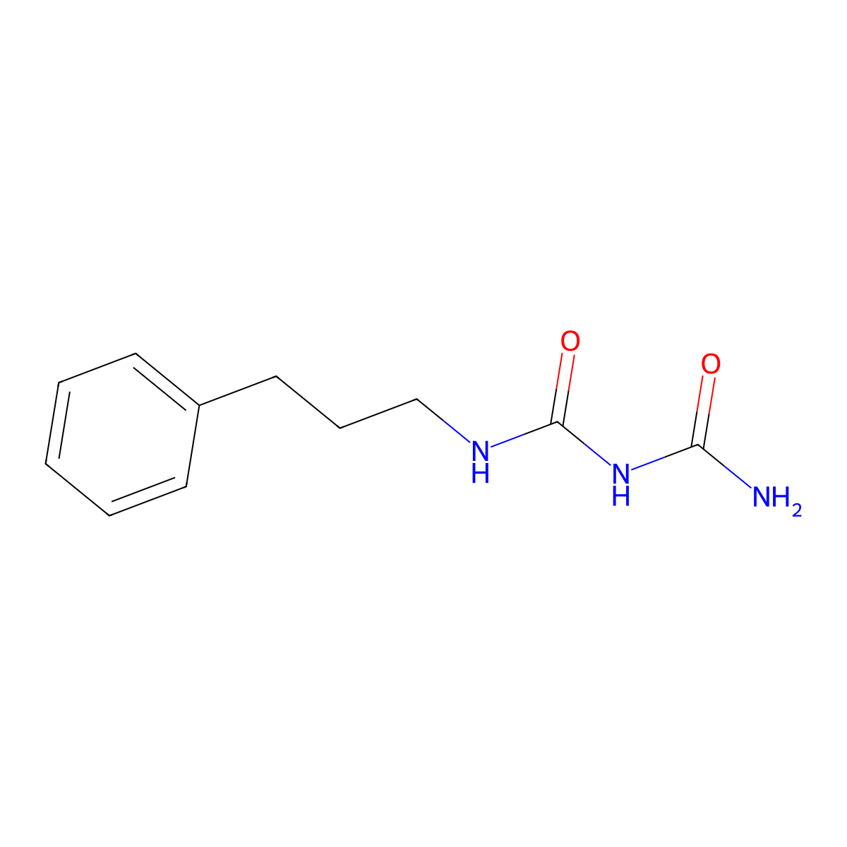 Biuret, 1-(3-phenylpropyl)- molecular structure, CAS 6774-17-0