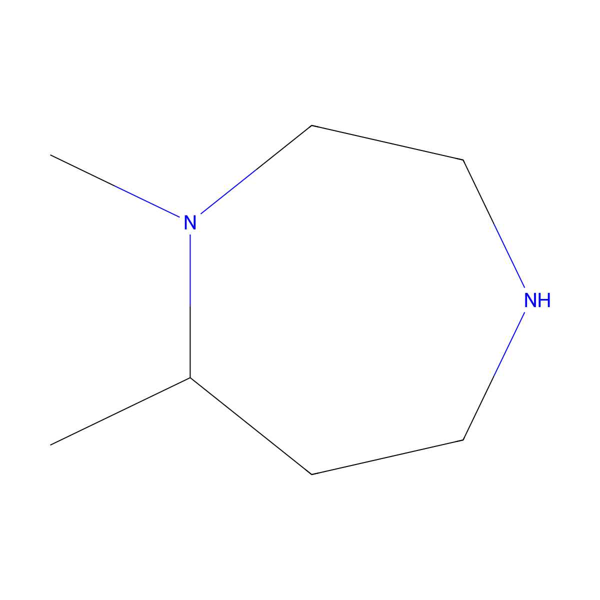 1,7-Dimethyl-1,4-diazepane molecular structure, CAS 67744-48-3