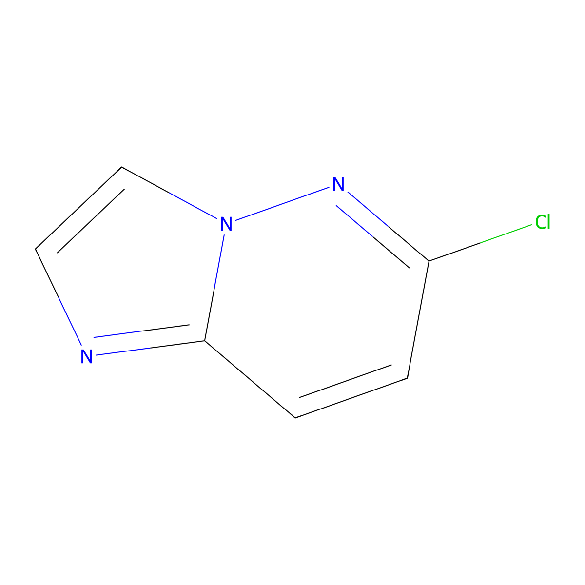 Imidazo(1,2-b)pyridazine, 6-chloro- molecular structure, CAS 6775-78-6