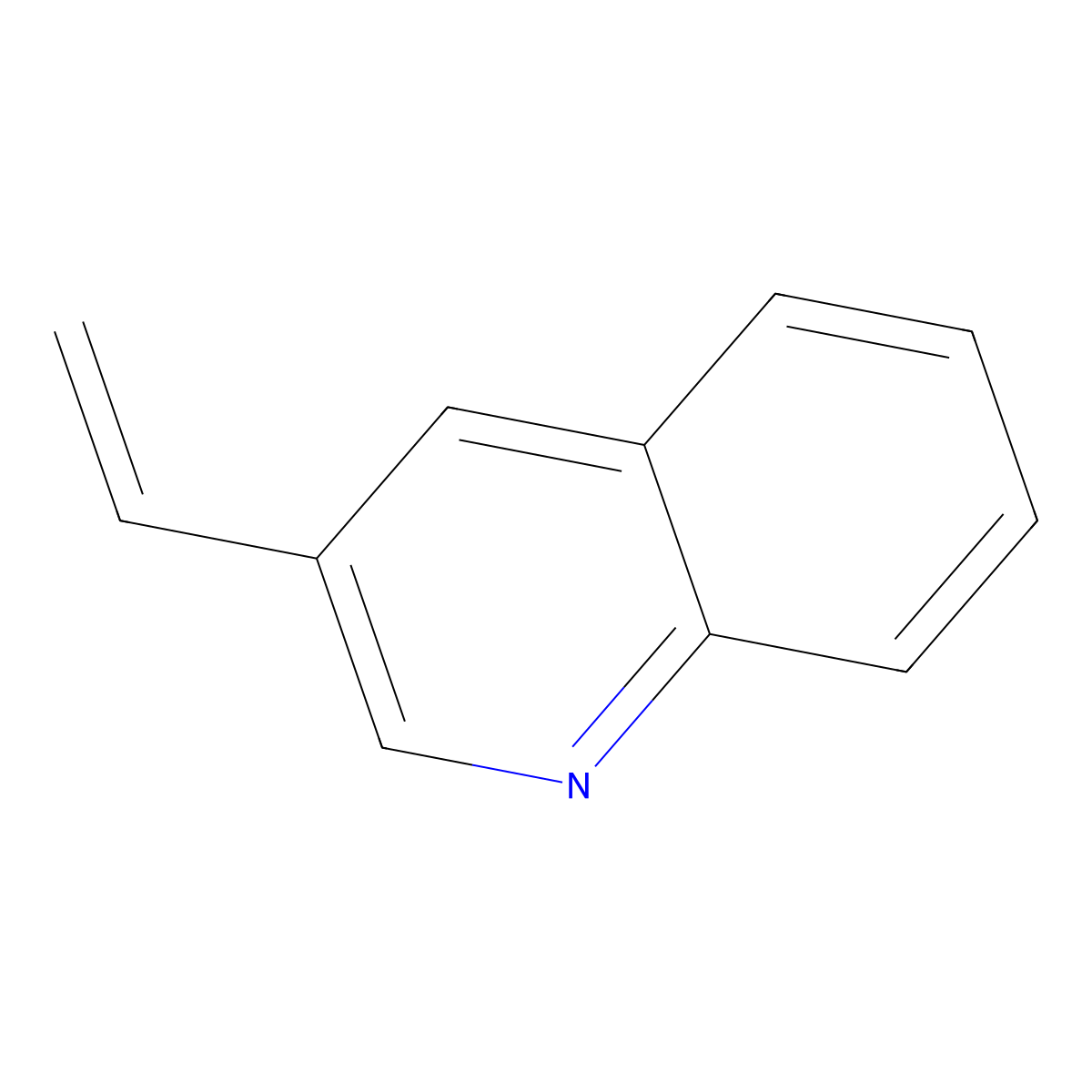 3-Ethenylquinoline molecular structure, CAS 67752-31-2