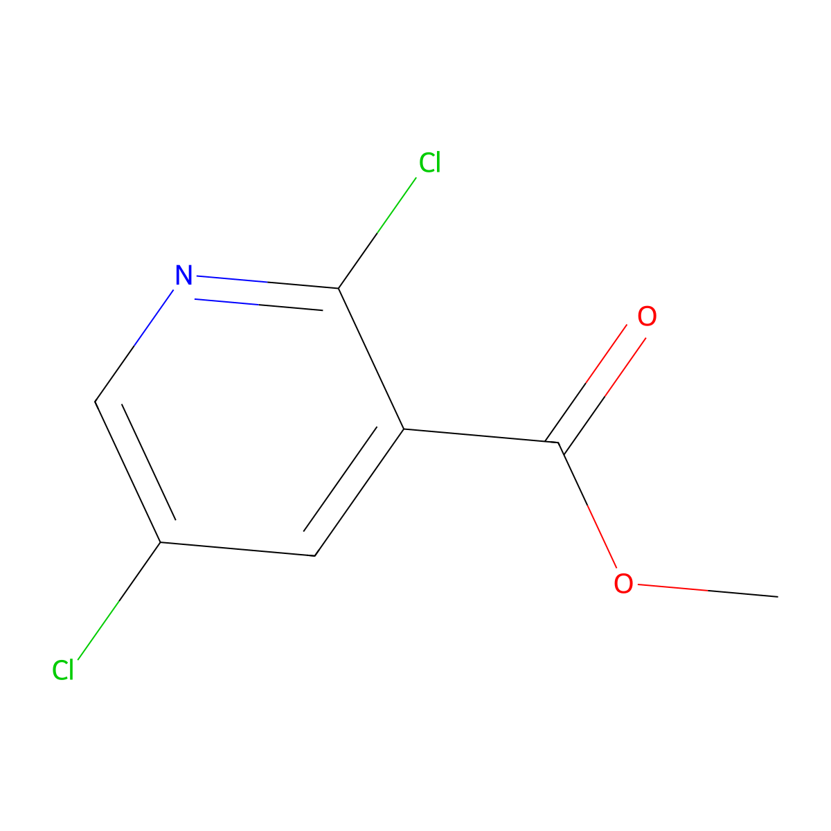 Methyl 2,5-Dichloronicotinate molecular structure, CAS 67754-03-4