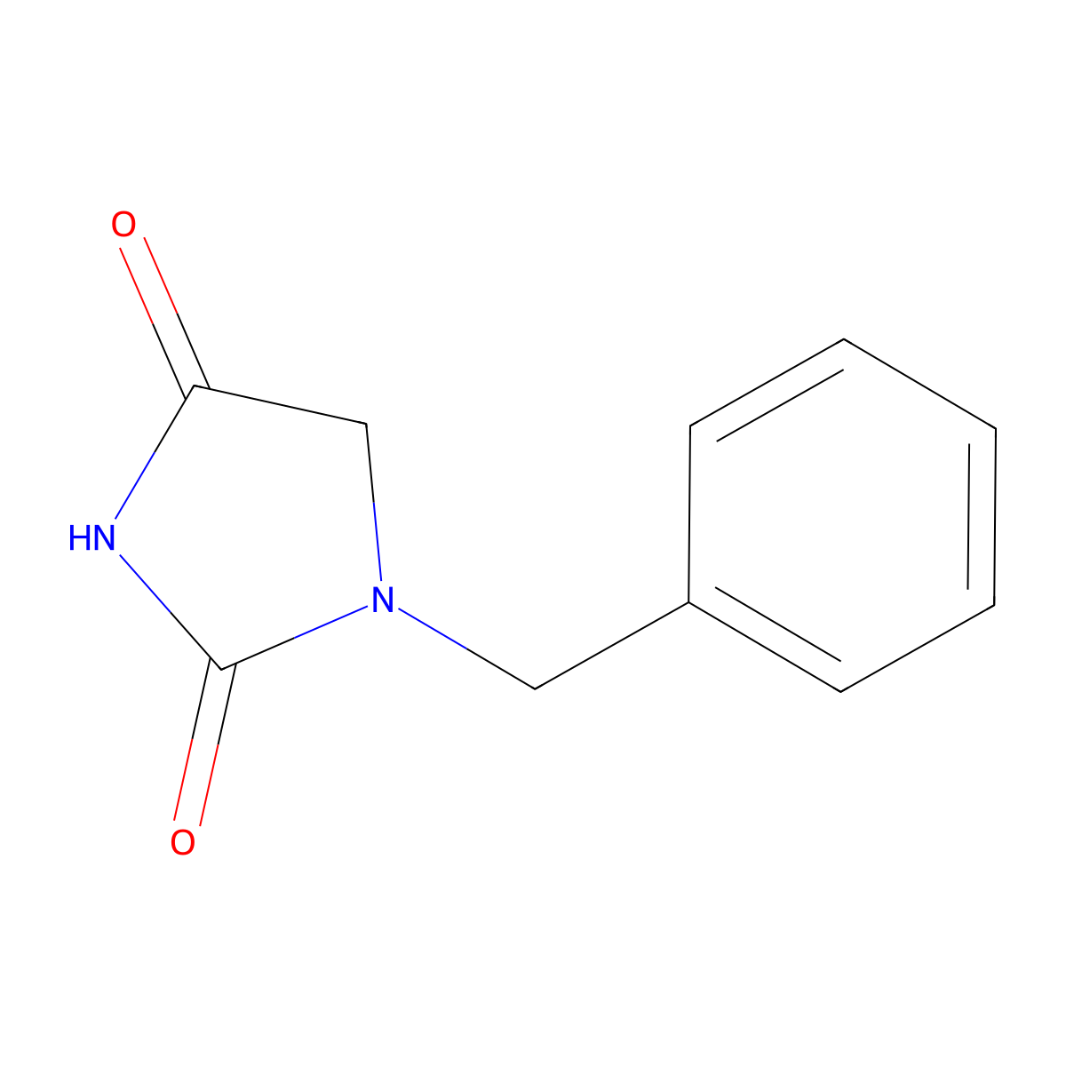 1-Benzylimidazolidine-2,4-dione molecular structure, CAS 6777-05-5