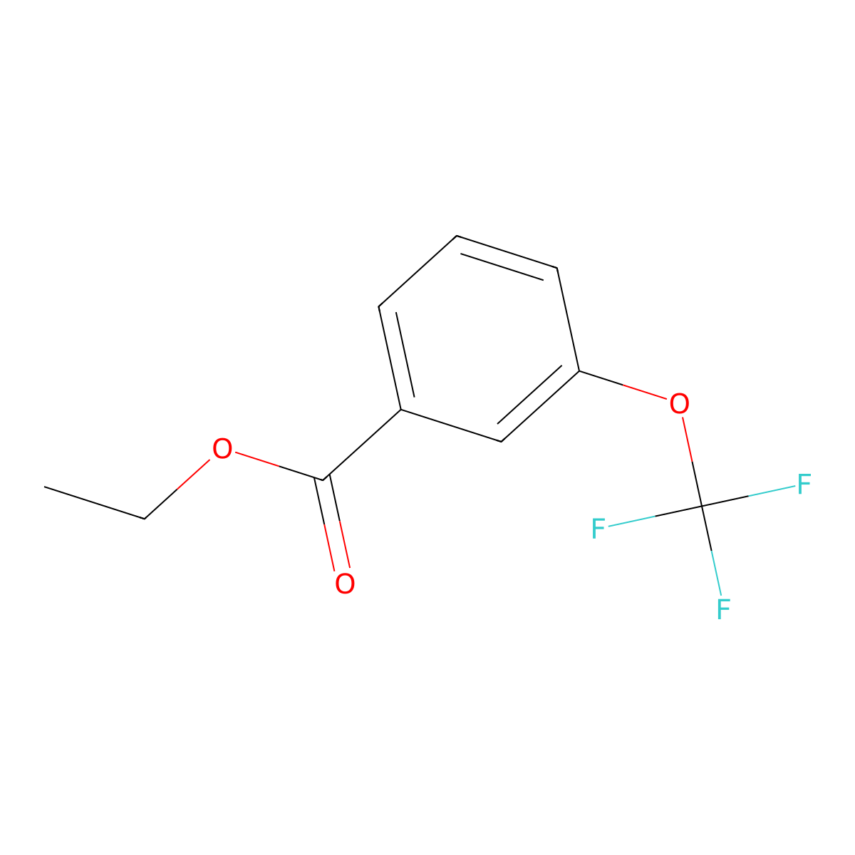 Ethyl 3-(trifluoromethoxy)benzoate molecular structure, CAS 677713-01-8