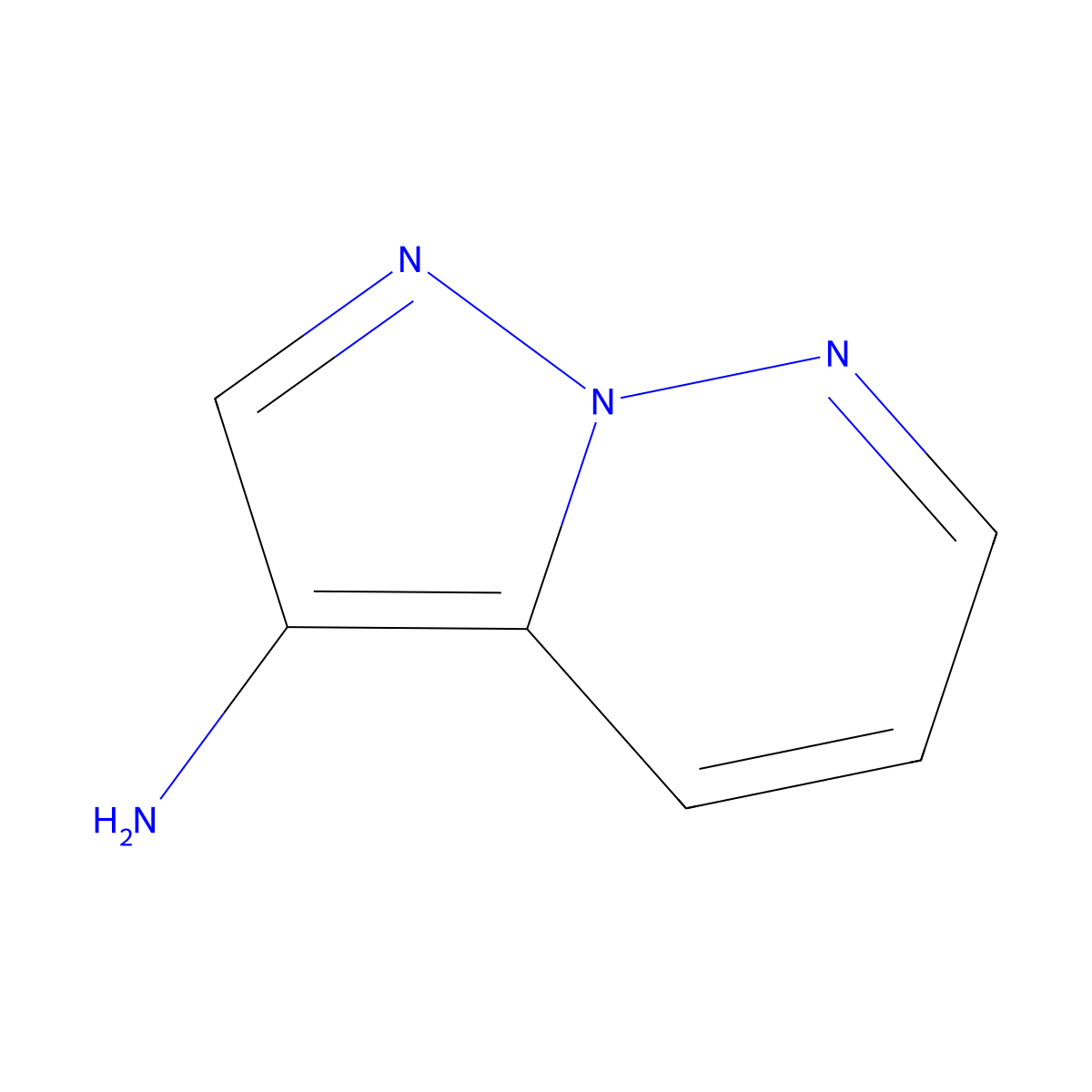 Pyrazolo[1,5-b]pyridazin-3-amine molecular structure, CAS 677761-41-0