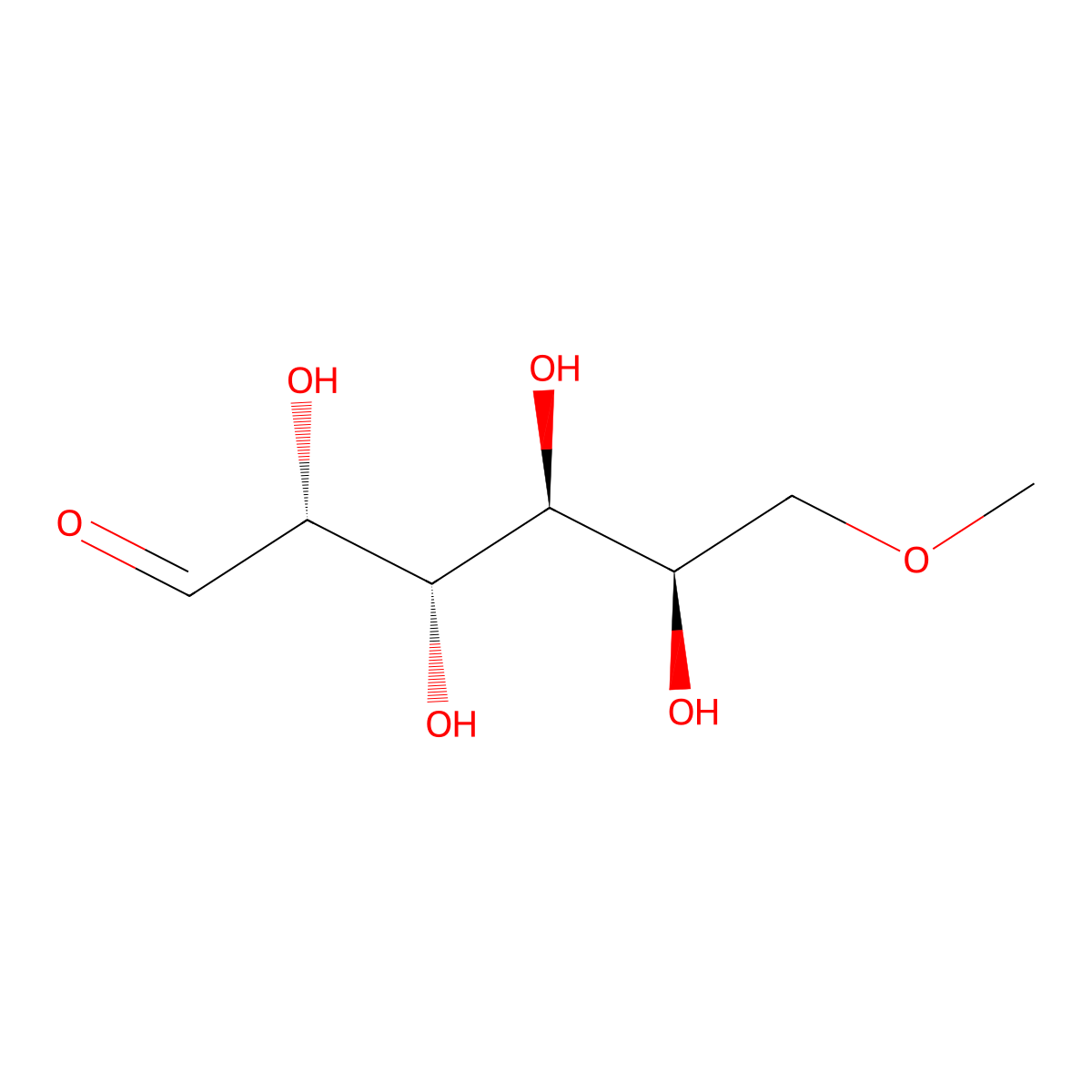 6-O-Methyl-D-galactose molecular structure, CAS 6779-91-5